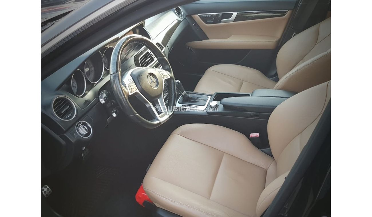 Mercedes-Benz C 350 with C63 kit package AMG from agency model 2013 full service full option panorama leather sea