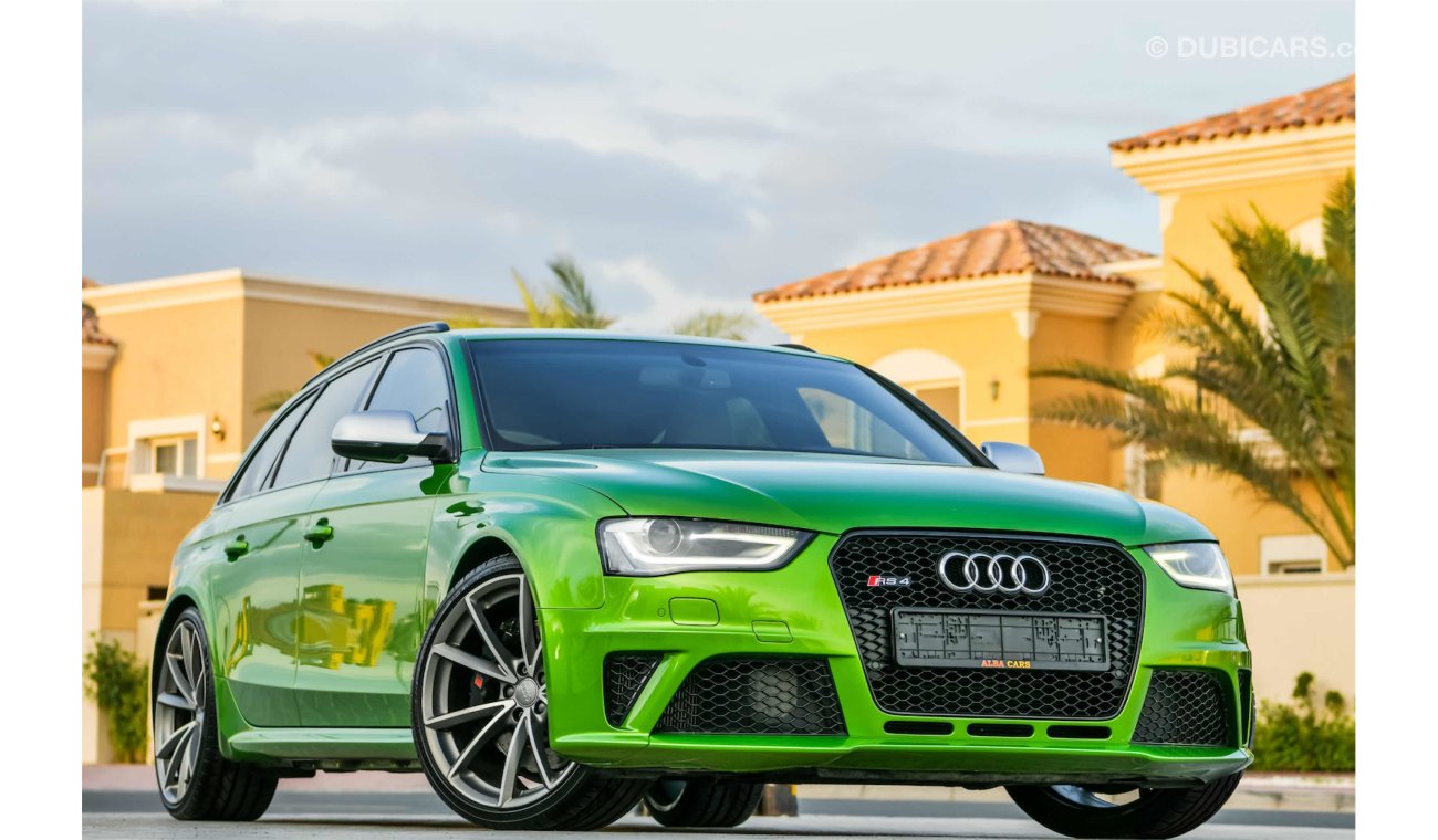 Audi RS4 3 Y Warranty!  - GCC - AED 3,231 P.M. AT 0% DOWNPAYMENT