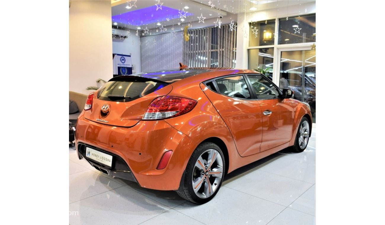 هيونداي فيلوستر ORIGINAL PAINT ( صبغ وكاله ) Hyundai Veloster 2013 Model!! in Orange Color! GCC Specs