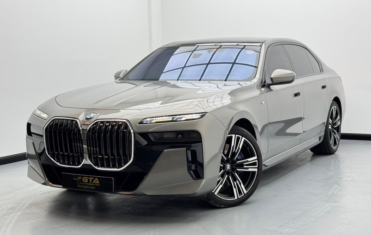 بي أم دبليو 740i 2023 BMW 740i M-Sport, 2028 BMW Warranty And Service Pack, BMW Service History, GCC