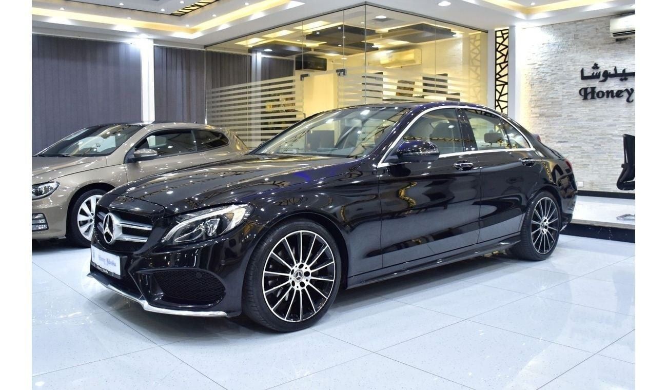 Mercedes-Benz C 200 EXCELLENT DEAL for our Mercedes Benz C200 ( 2018 Model ) in Black Color GCC Specs