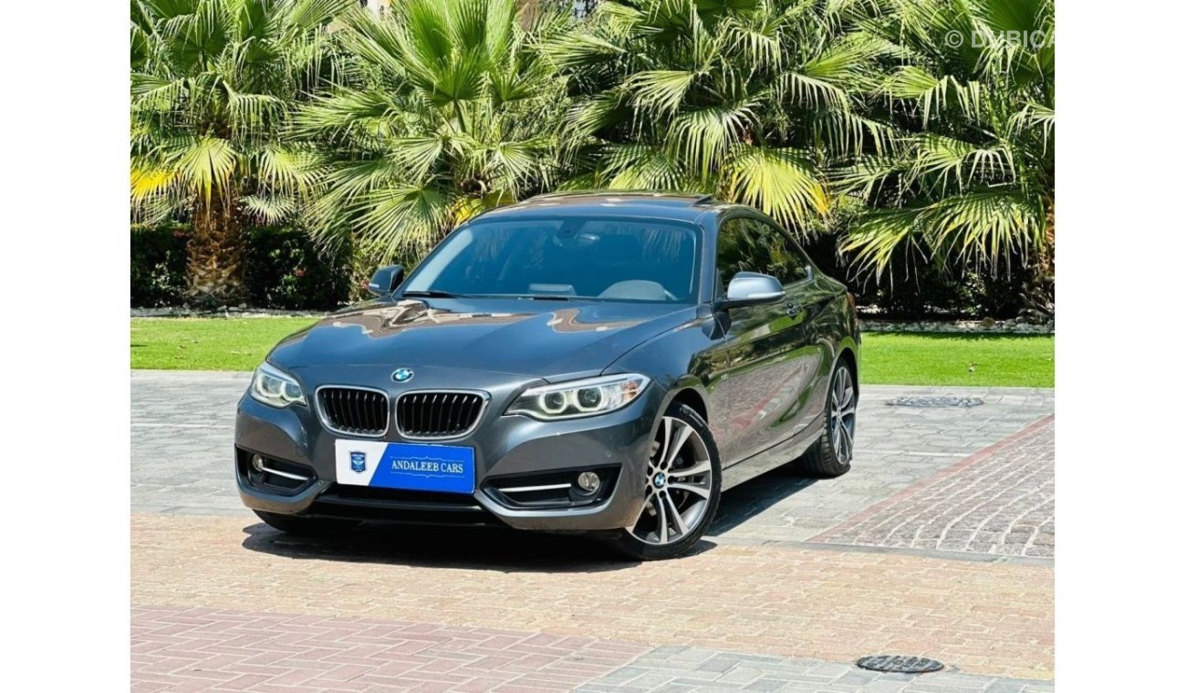 BMW 220i sport Line 950 PM || 220I || SPORT COUPE || GCC || WELL MAINTAINED