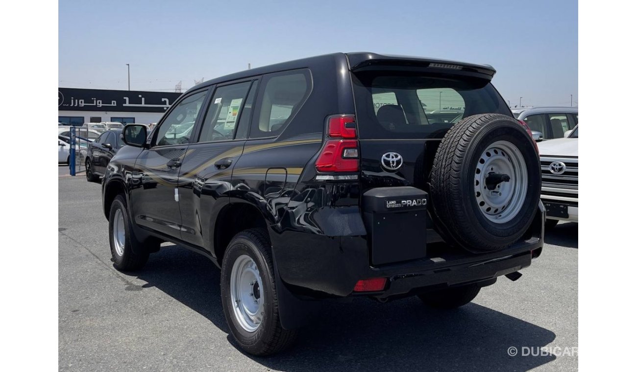 Toyota Prado TX 2.7L Petrol 4WD, Sunroof / Spare Up / Black / 2023MY