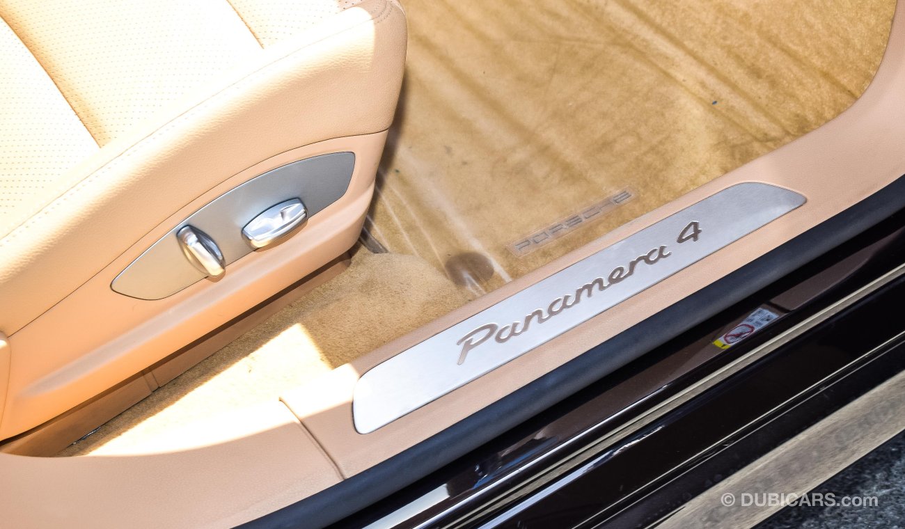 بورش باناميرا ٤ Porsche Panamera 4 AWD Full Service History GCC