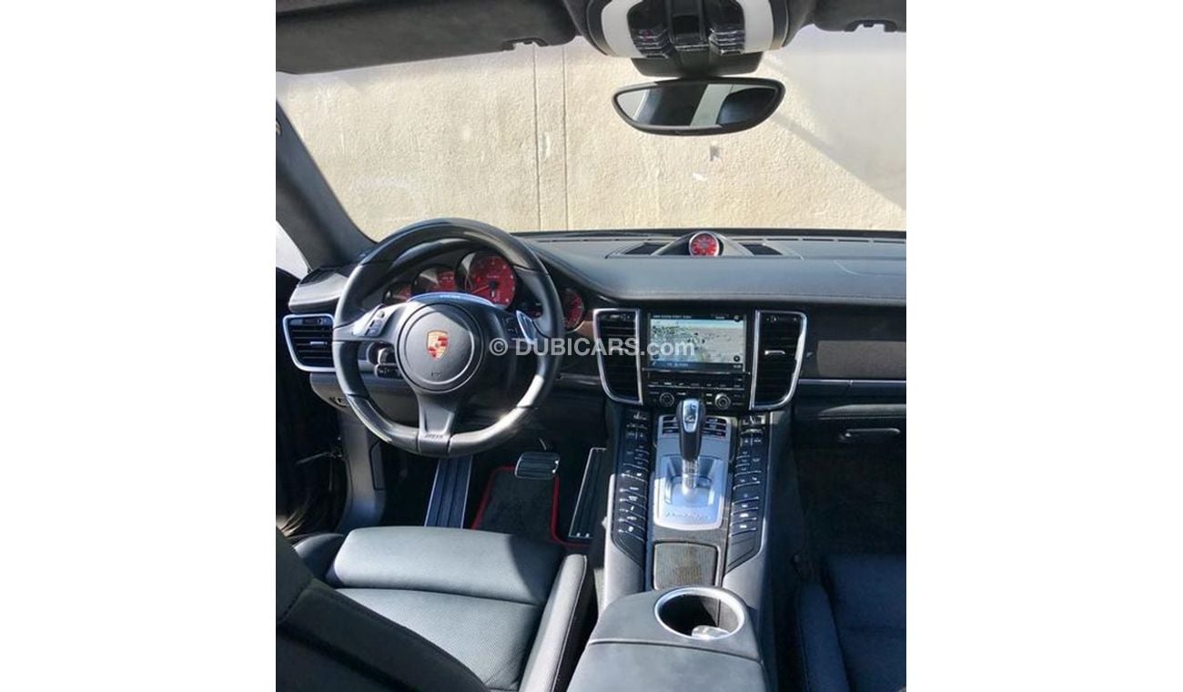 Porsche Panamera 4.8-liter twin-turbo-charged V8; AWD, seven-speed dual-clutch sequential manual and automatic. 520 h