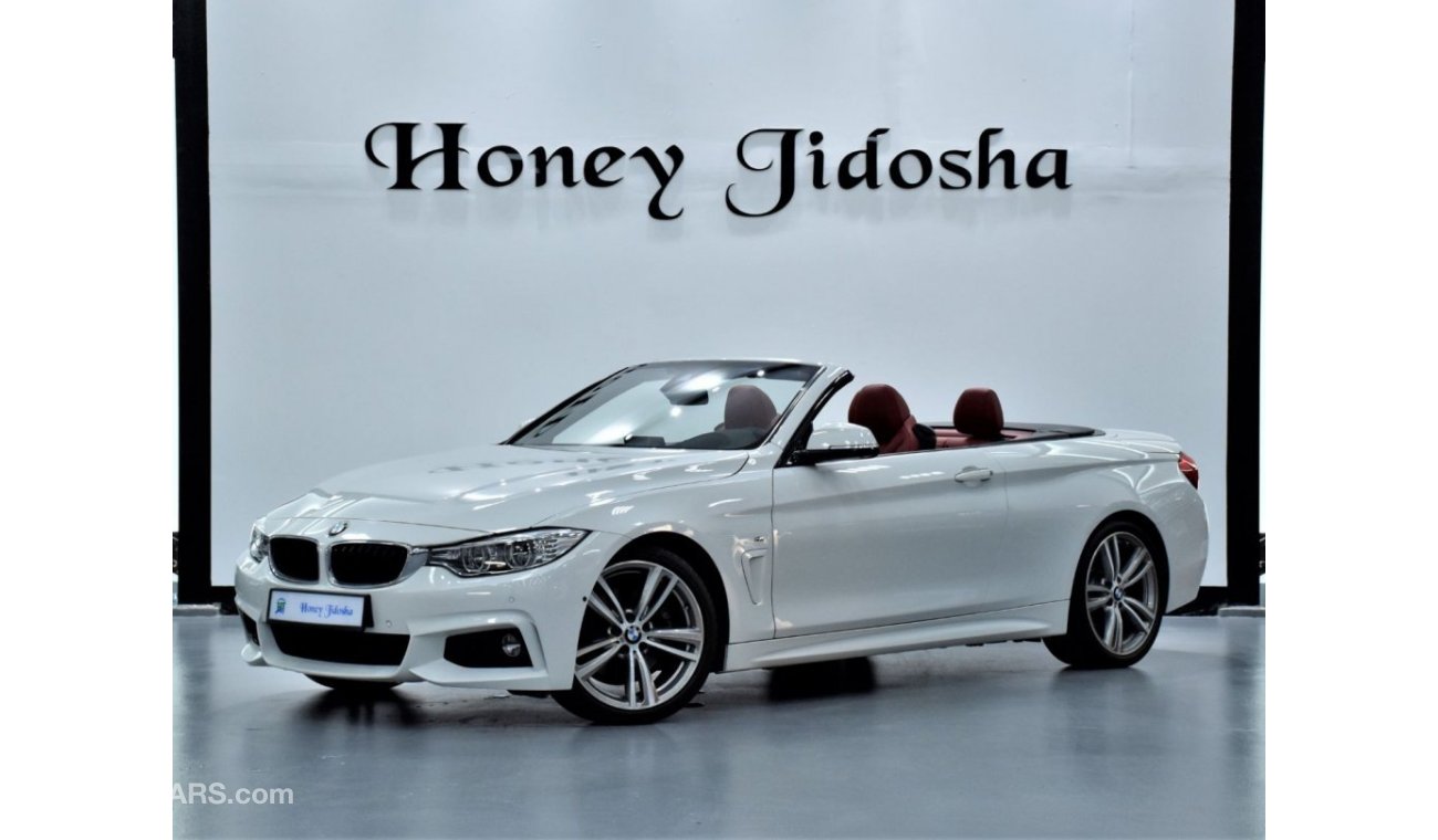 BMW 430i M Sport EXCELLENT DEAL for our BMW 430i M-Kit CONVERTIBLE ( 2017 Model ) in White Color GCC Specs