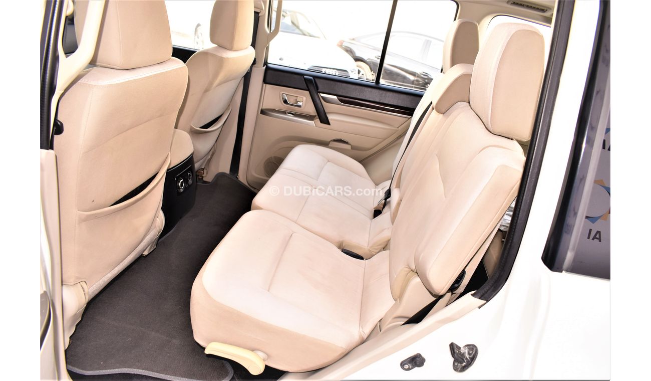 Mitsubishi Pajero AED 1279 PM | 3.0L GLS V6 4WD GCC DEALER WARRANTY