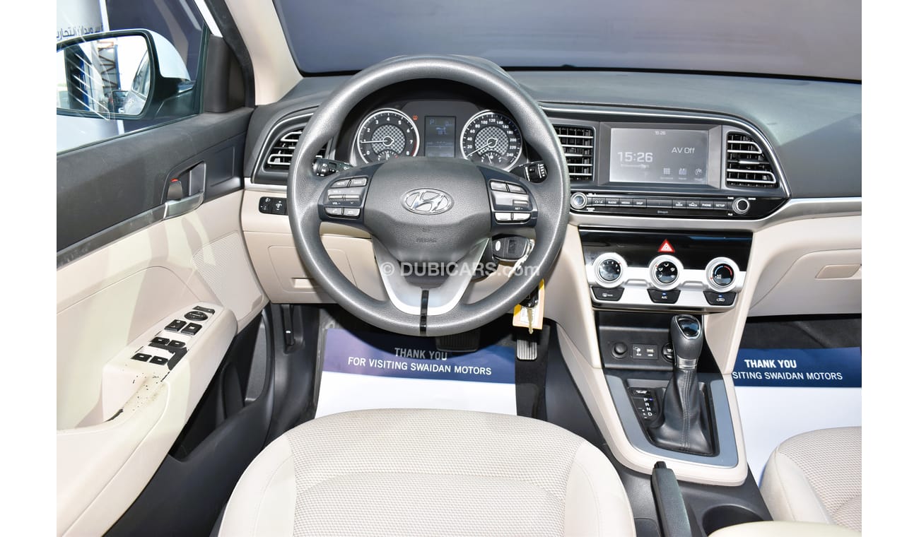 Hyundai Elantra AED 719 PM | 1.6L GL GCC DEALER WARRANTY