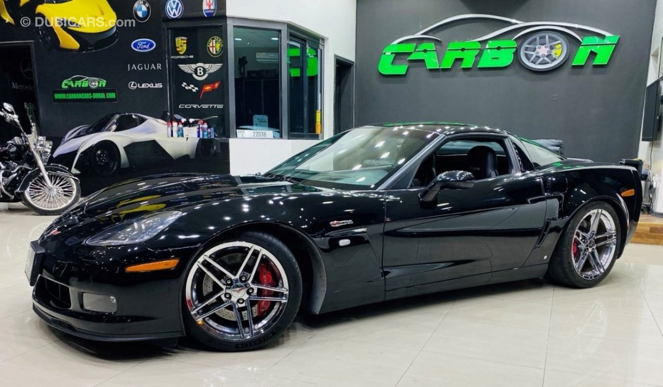 شيفروليه كورفت CHEVROLET CORVETTE Z06 505HP 2009 MODEL WITH ONLY 103K KM IN IMMACULATE CONDITION FOR ONLY 135K AED