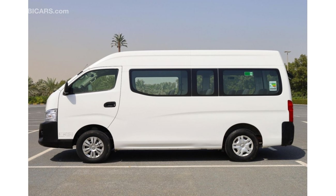 Nissan Urvan 2017 | NV350 COMMUTER VAN | 13 SEATER, MANUAL, PETROL | GCC SPECS - EXCELLENT CONDITION