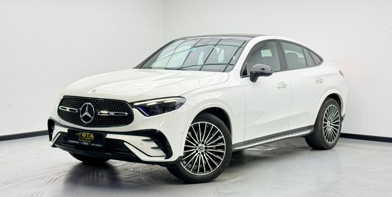 مرسيدس بنز GLC 200 2025 Mercedes Benz GLC200 AMG 4MATIC Coupe, 2029 MB Warranty + Service Pack, Very Low Km, GCC