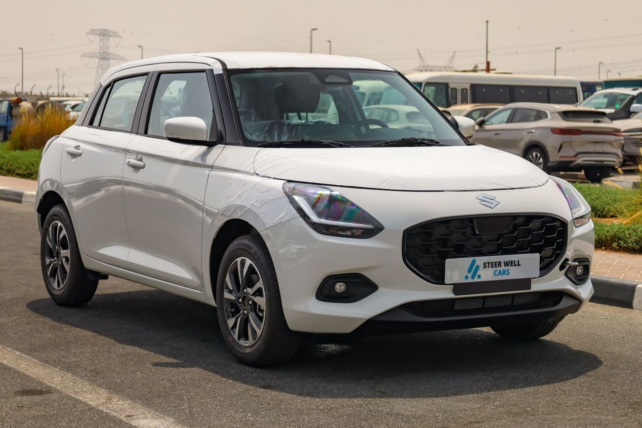 سوزوكي سويفت 2026 GLX 1.2L Smart Hybrid | CVT | | 6 Airbags | LED DRL | Paddle Shifters | 9” Display