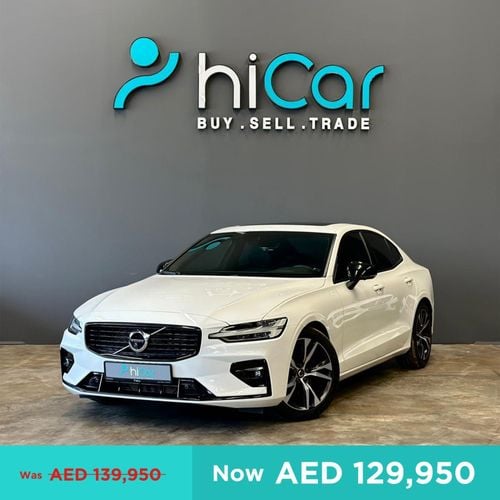 Volvo S60 B4 R Design AED 1,992pm • 0% Downpayment •B4 R-Design• Agency Warranty & Service Contract!