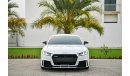 Audi TTRS Quattro - Warranty and Service Contract - GCC - AED 4,581 Per Month - 0% Downpayment