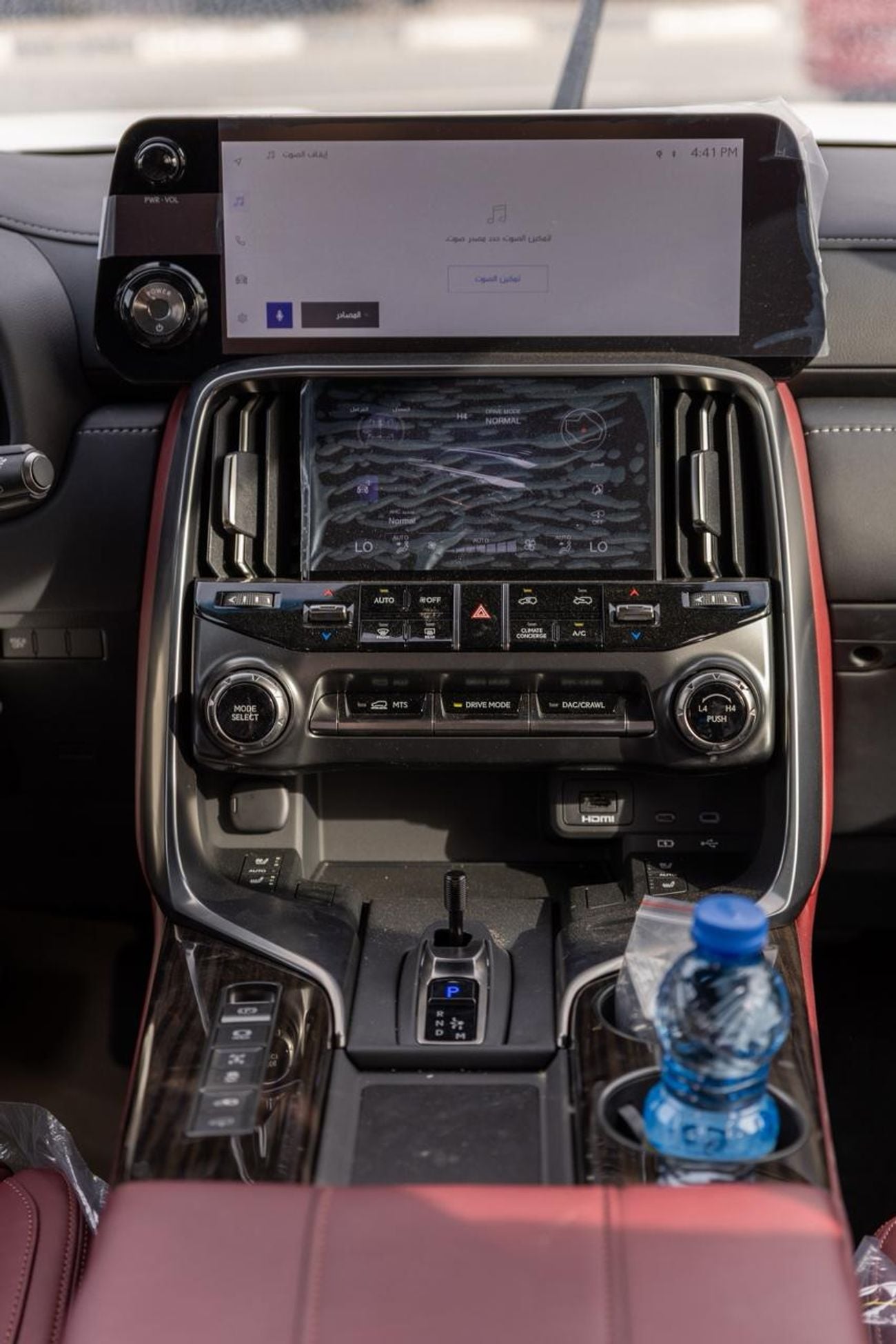 Lexus LX 700h 2025 LEXUS LX700h 3.5L TURBOSPORT HYBRID WHITE / MAROON