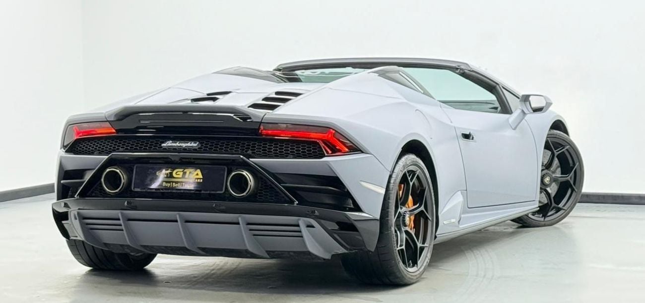 لامبورغيني هوراكان 2023 Lamborghini Huracan EVO Spyder, 2027 Lamborghini Warranty, Very Low Km, Fully Loaded, GCC