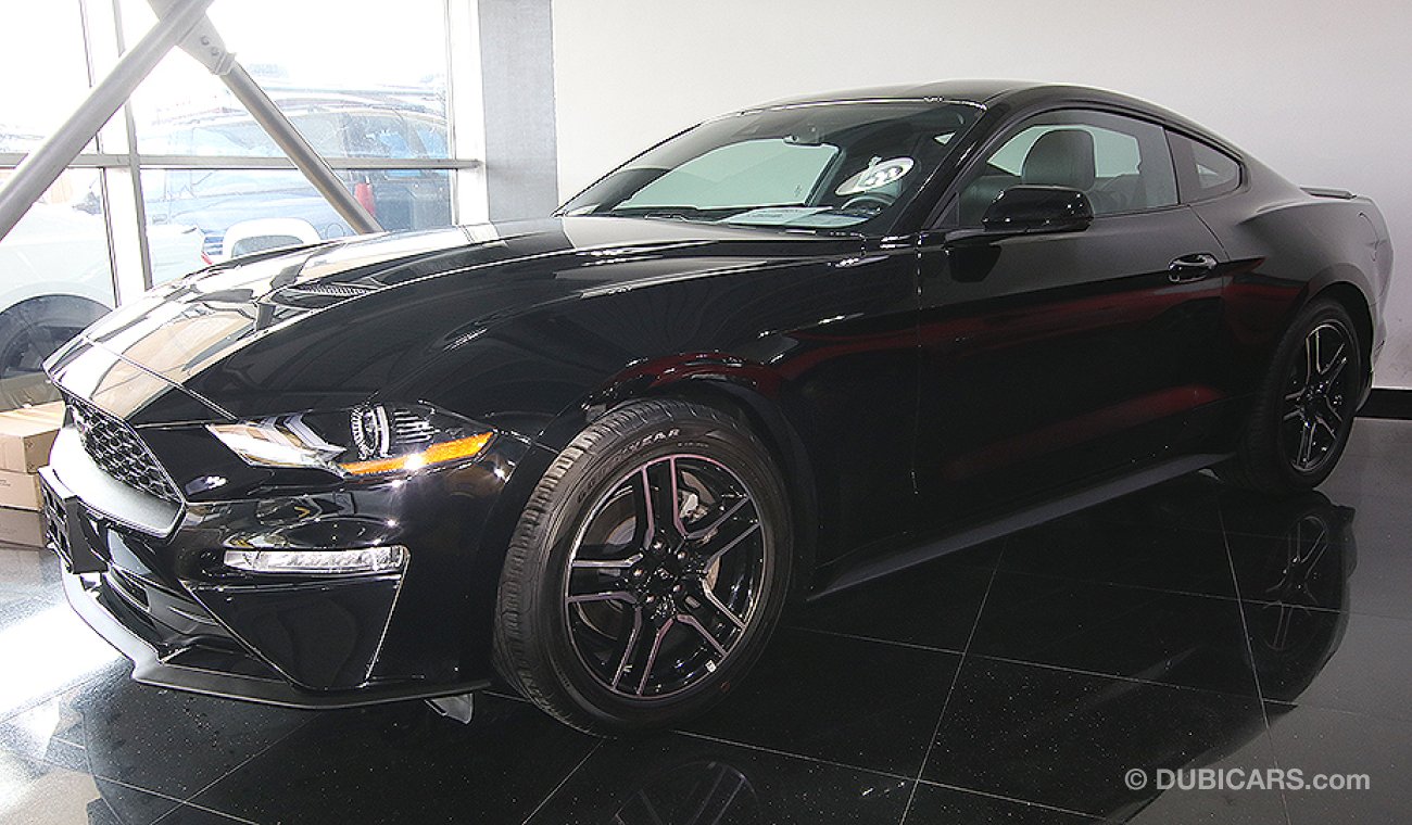 Ford Mustang Ecoboost 2019, GCC, 0km w/ 3 Years or 100K km Warranty and 60K km Service from Al Tayer