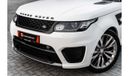 Land Rover Range Rover Sport SVR | 4,994 P.M  | 0% Downpayment | Excellent Condition!