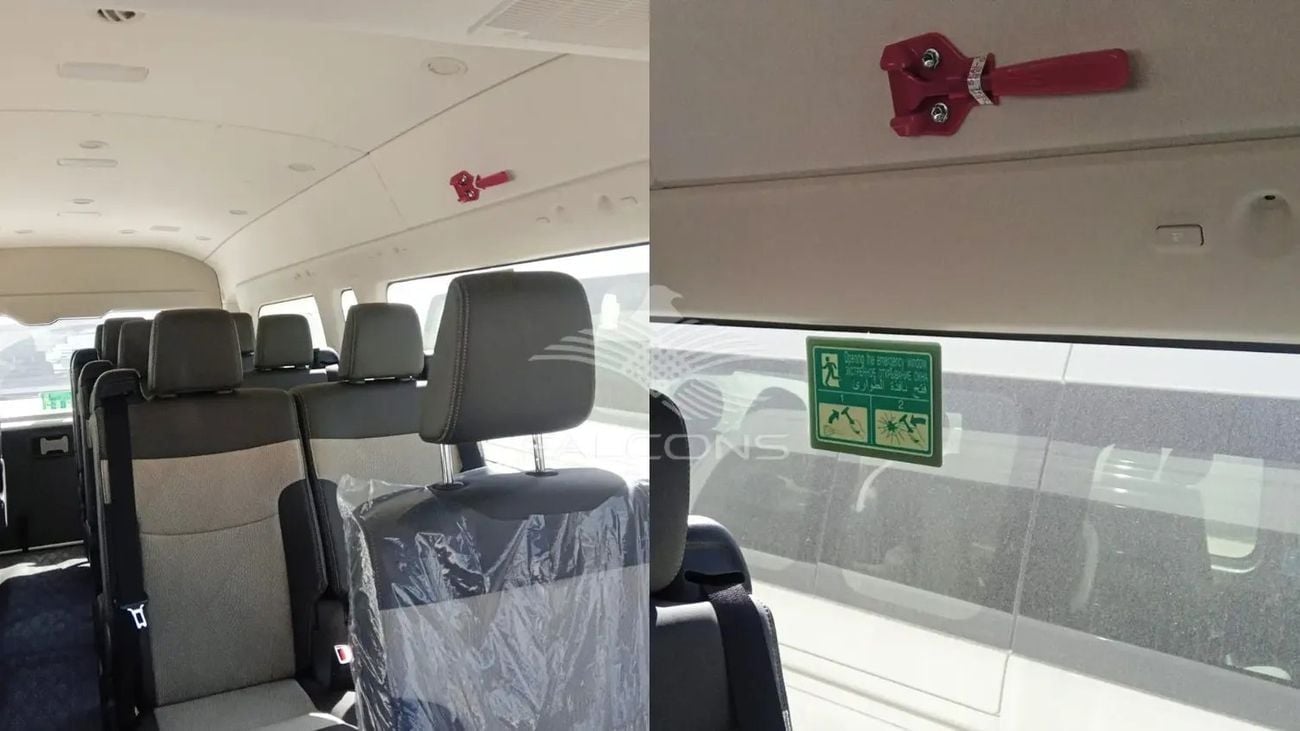 تويوتا هاياس GL Toyota/HIACE D/ 2.8L COMMUTER 13 STR DSL H.ROOF AT