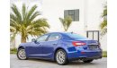 Maserati Ghibli AED 1,841 Per Month | 0% DP | Exceptional Condition!