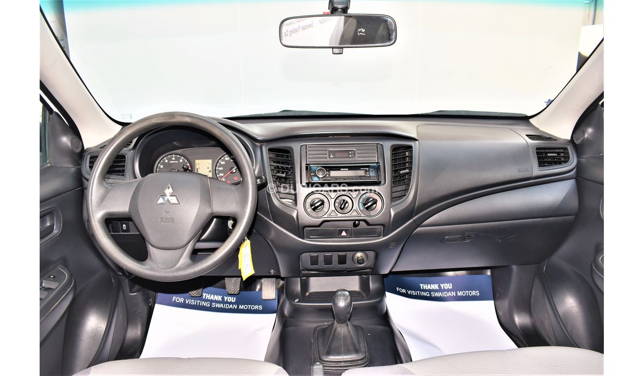 Mitsubishi L200 AED 910 PM 2.4L GL 2WD DC GCC DEALER WARRANTY