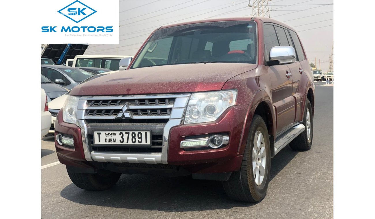 Mitsubishi Pajero 3.5L Petrol, DVD + Rear Camera, Alloy Rims 17'', Leather Seats, Rear Entertainment, LOT-696