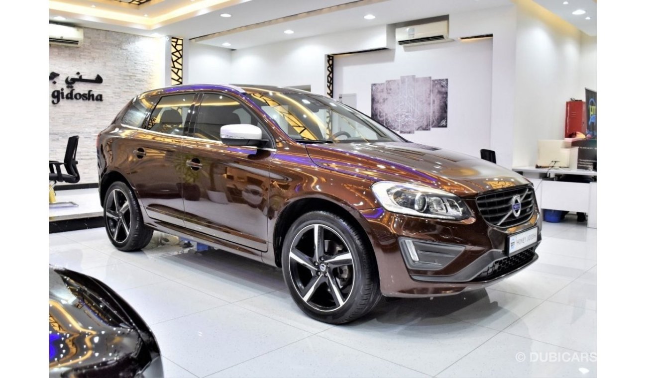 فولفو XC 60 EXCELLENT DEAL for our Volvo XC60 T5 R-Design ( 2014 Model ) in Brown Color GCC Specs