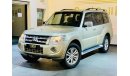 Mitsubishi Pajero 2014 Mitsubishi Pajero 3.8L Platinum, Warranty+Service Contract, Full Service History, GCC