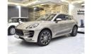 Porsche Macan EXCELLENT DEAL for our Porsche Macan Turbo ( 2015 Model ) in Golden Color GCC Specs