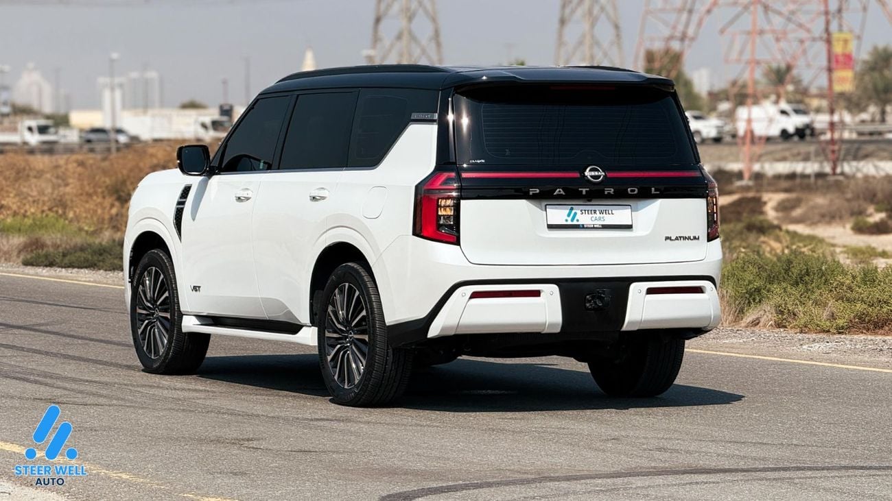 Nissan Patrol LE Titanium 3.5L LE Platinum 3.5 | White/Burgundy | Full Warranty | Luxury SUV