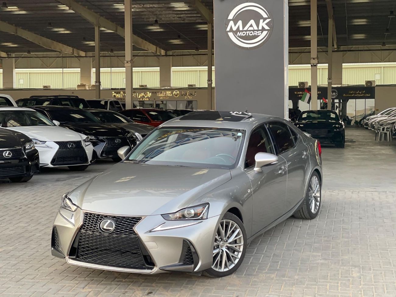 لكزس IS 350 F-Sport Platinum 3.5L IS 3.5L V6 / PLATINUM / CLEAN TITLE / 1290 AED MONTHLY