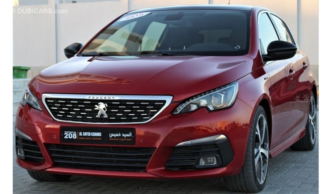 Peugeot 308 GT Line GT Line GT Line GT Line GT Line GT Line Peugeot 308 GCC, full option, in excellent condition