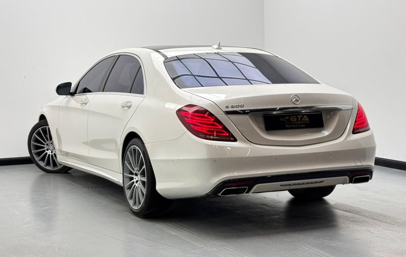 Mercedes Benz S550 2015 Mercedes-Benz S500L AMG, Service History, Excellent Condition, GCC