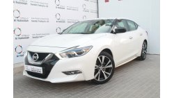 Nissan Maxima 3.5L SV V6 2016 GCC DEALER WARRANTY FREE INSURANCE