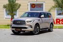 Infiniti QX80 Luxe 7st Infiniti QX80 2020 (7 SEATERS) GCC under Warranty with Flexible Down-Payment/ Flood Free.