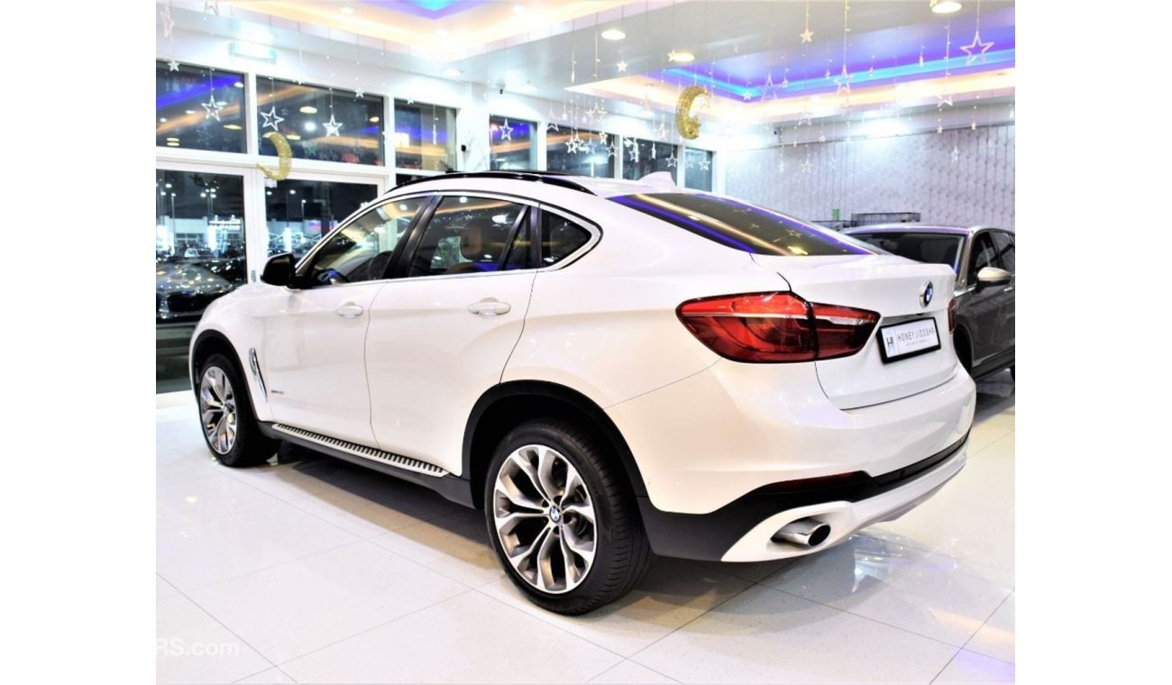 بي أم دبليو X6 AMAZING BMW X6 X-Drive 35i 2015 Model!! in White Color! GCC Specs