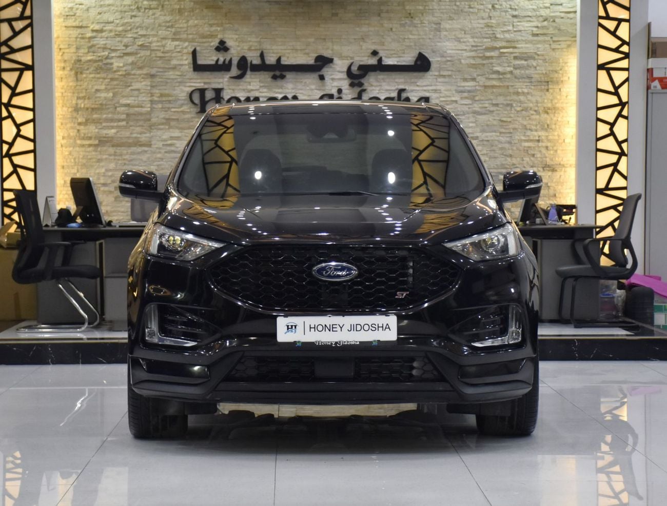 فورد إدج عرض ممتاز لسيارة فورد إيدج ST (موديل 2019) باللون الأسود وبمواصفات أمريكية