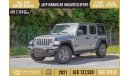 Jeep Wrangler AED 2,154/month 2021 | JEEP WRANGLER UNLIMITED | SPORT GCC | WARRANTY: VALID 25TH DEC 2026 | J37756