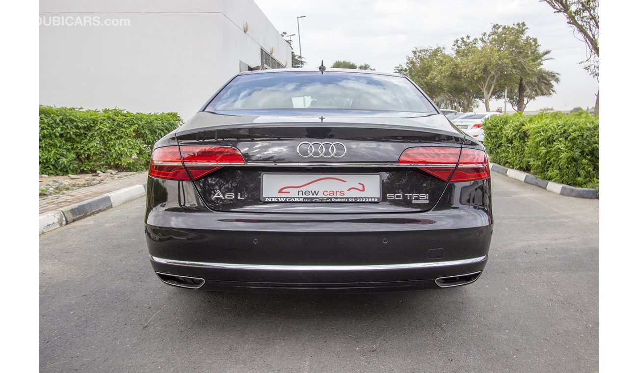 Audi A8 AUDI A8L 50 TFSI V6 - 2016 - ZERO DOWN PAYMENT - 2595 AED/MONTHLY - AL NABOODSH FSH