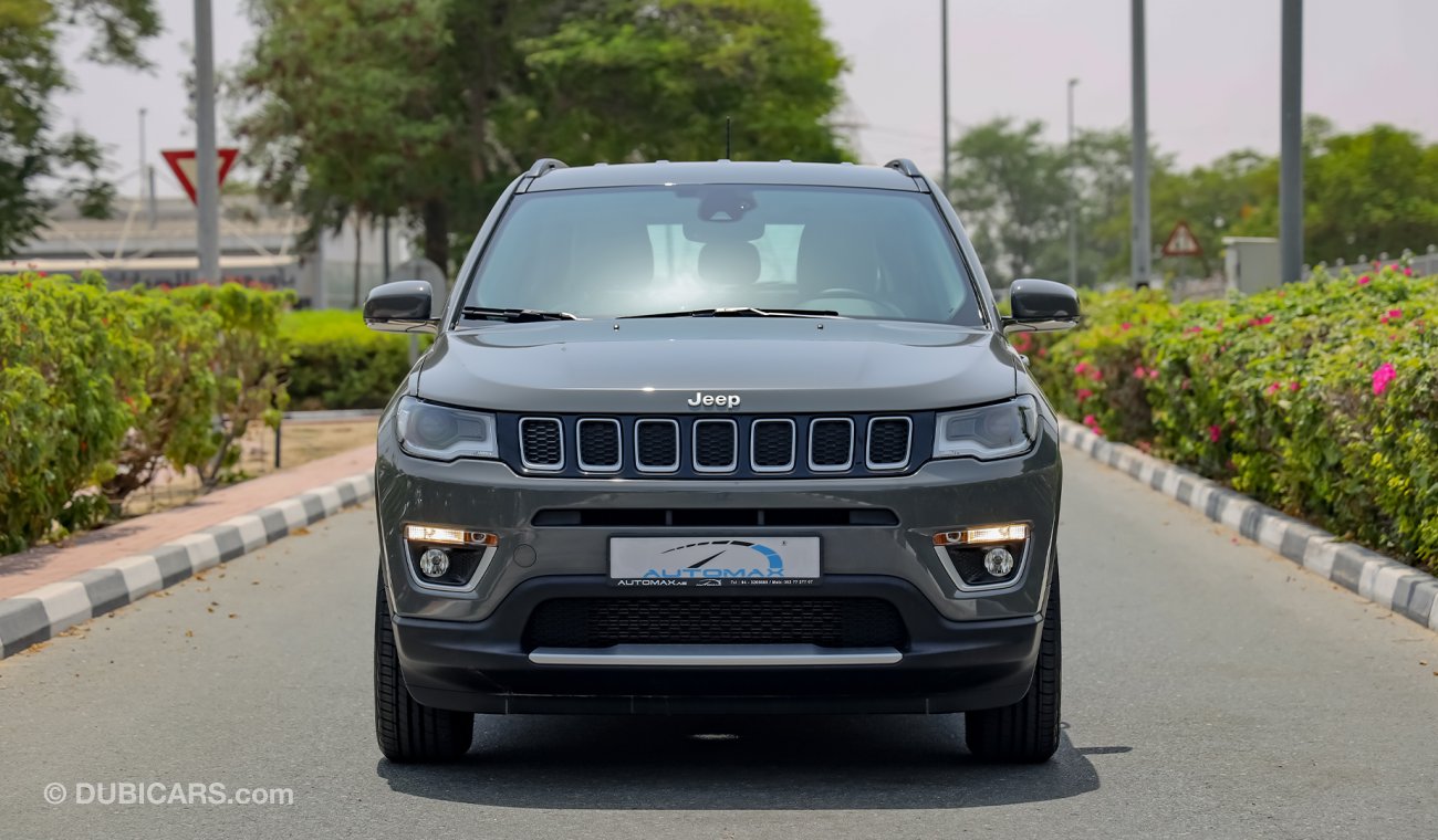 جيب كومباس جيب كومباس ليميتيد V4 2.4L 4x4 خليجية 2019 0Km مع ضمان 3 سنوات أو 100 ألف Km