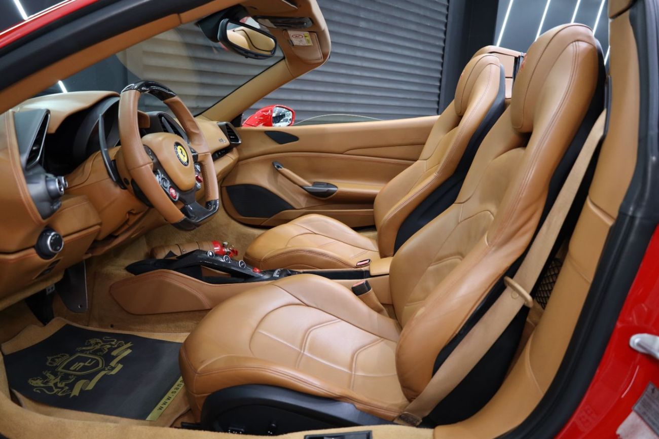 فيراري 488 سبايدر 2017 Ferrari 488 Spider, Carbon Exterior/Interior, Passenger Display, GCC Specs!!