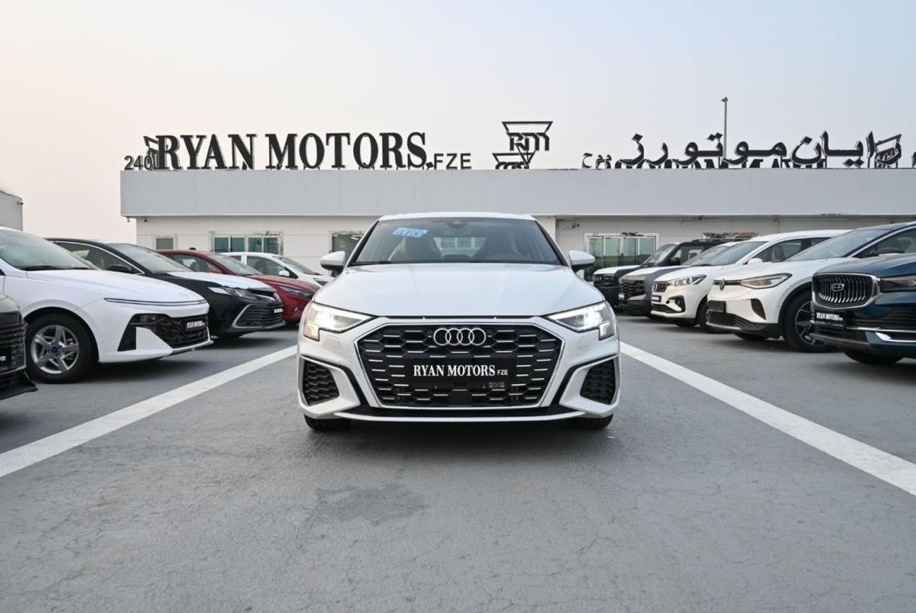 Audi A3 S Line 35TFSI 1.4L Turbo, Petrol Model 2024, Color White