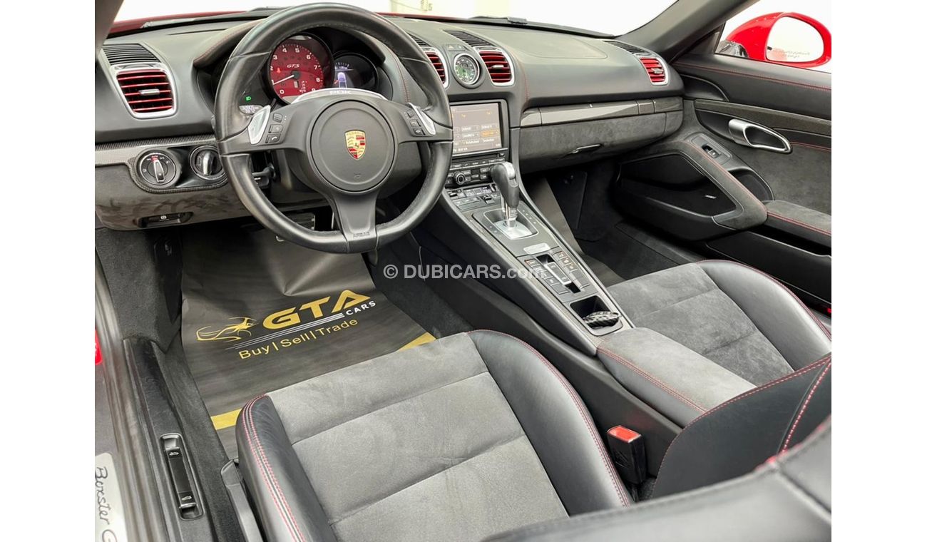 بورش بوكستر 718 2015 Porsche Boxster GTS, 01/2024 Porsche Warranty, Full Service History, GCC