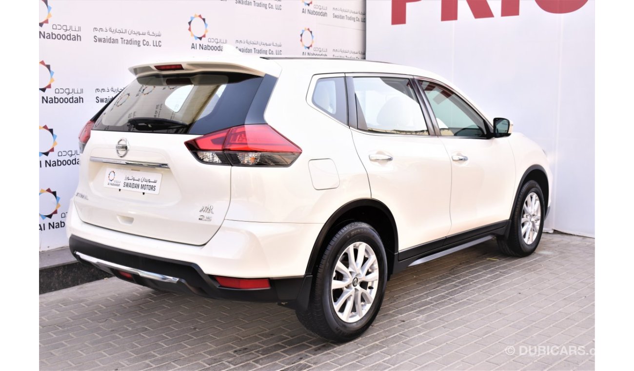 Nissan XTrail AED 1370 PM | 2.5L S 2WD GCC WARRANTY