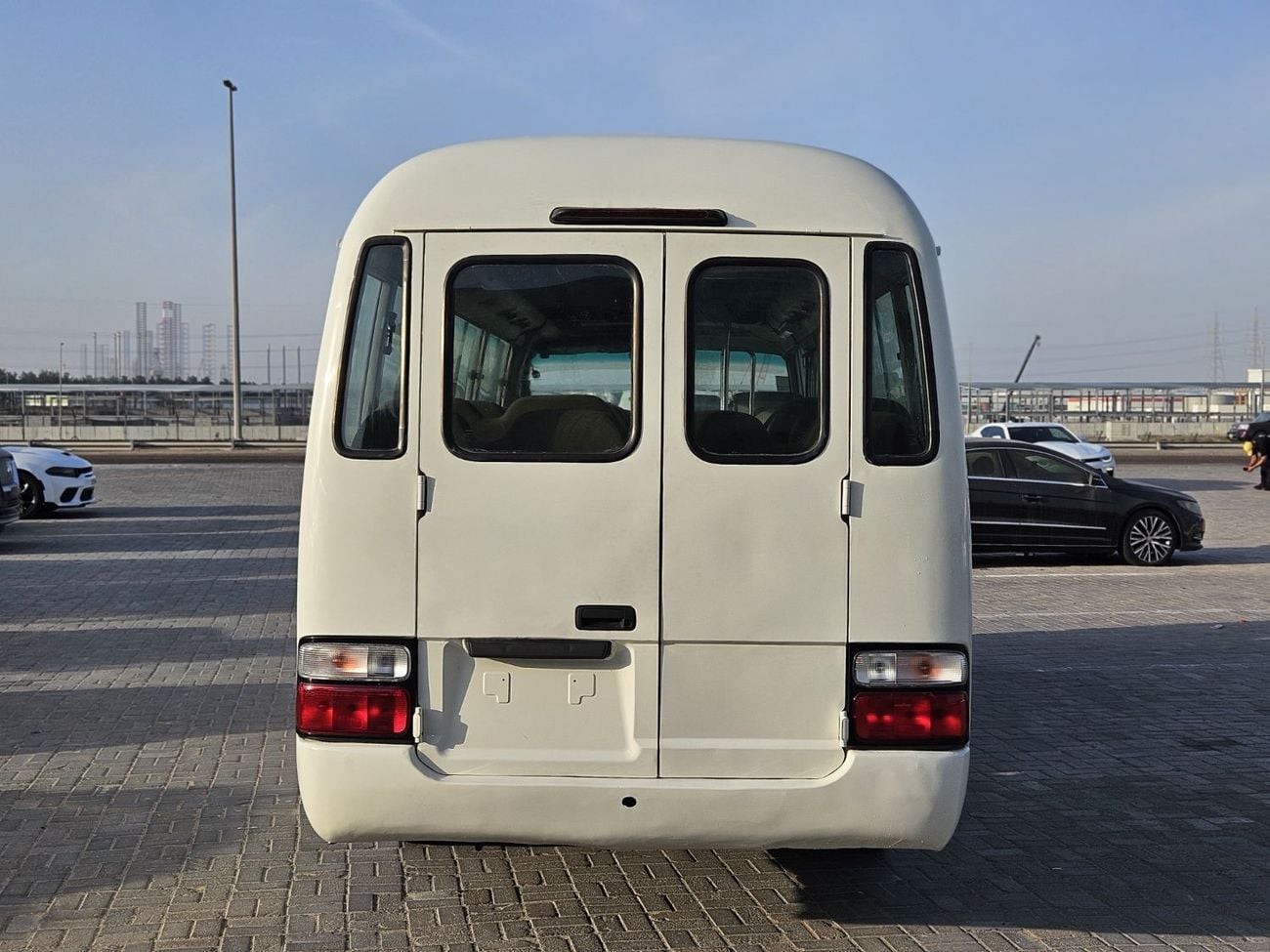 Toyota Coaster LWB Toyota coaster diesel 30 seaters 2008 LHD white in colour