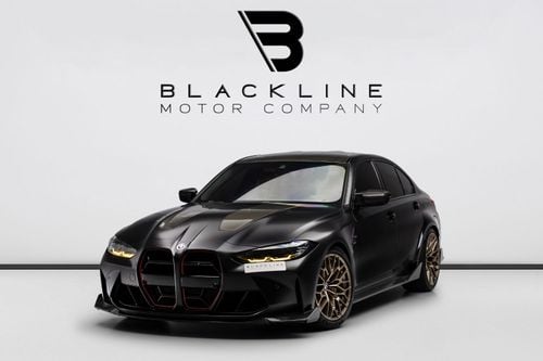 بي أم دبليو M3 CS XDRIVE BUY NOW, PAY 2027 | THE BLACKLINE STANDARD | July 2028 Warranty + Service, GCC
