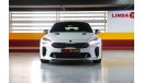 كيا ستينجر Kia Stinger GT 3.3L 2018 GCC under Warranty with Flexible Down-Payment