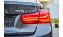 BMW 318i - Agency Warranty - AED 1,449 Per Month - 0% DP