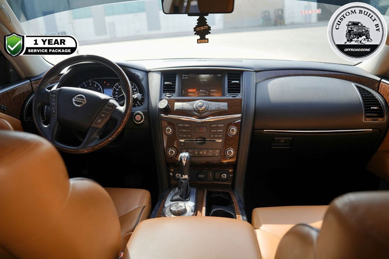 Nissan Patrol Nissan Patrol White Platinum / 1 Year Service Package Included