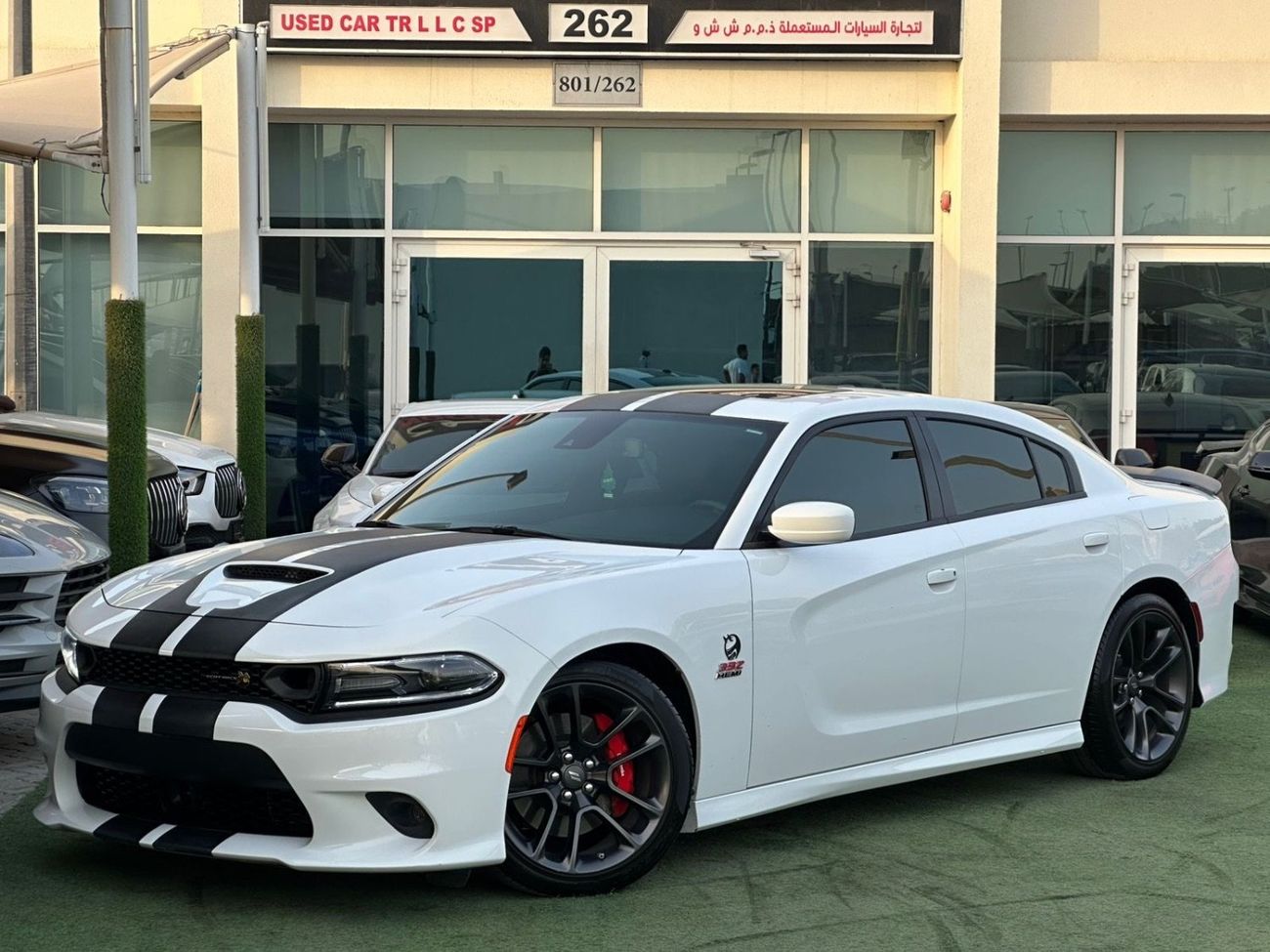 Dodge Challenger R/T Scat Pack 6.4L DODGE CHARGER SCATPACK 392 GCC 2021 Service history (Al Futtaim) Original Paint